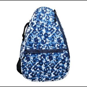Glove It Blue Leopard Tennis Backpack